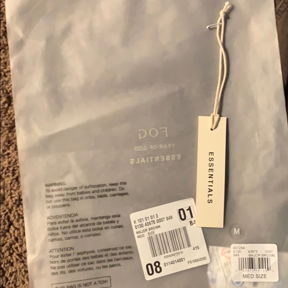Fear of god pants